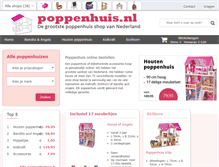 Tablet Screenshot of poppenhuis.nl
